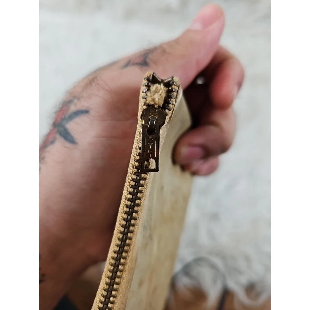 Super Cool Vintage Leather Pencil Case, Pen Pouch for Work and University